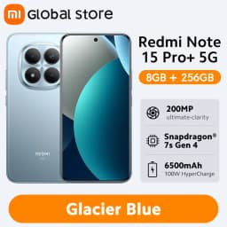 Global Version Xiaomi Redmi Note 15 Pro Plus 5G Smartphone 6500mAh 100W Hypercharge Snapdragon 7s Gen 4 CPU 6.83" AMOLED display