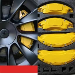 For 2020-2023 Tesla Model Y Brake Caliper Cover (4-Piece Set) Modification Special ADC12 Aluminum Alloy Wheel Caliper Cover