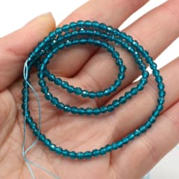125 Pieces Spinel Bead Crystal Beads Loose Exquisite appearance DIY Jewelry Making Bracelet Necklace Accessories 3mm Length 38cm