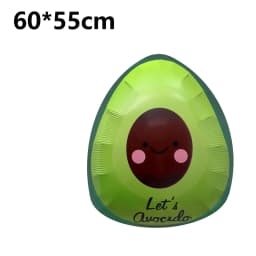 Cartoon Fruit Watermelon Pineapple Orange Birthday Balloons Wedding Holiday Festival Party Decoration Foil Balloon