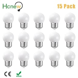 Milky White G45 Led Bulb 220V E27 1W 2W 3W Night Light Plastic Shatterproof Pendant Chandelier Outdoor Garland Decoration Lights