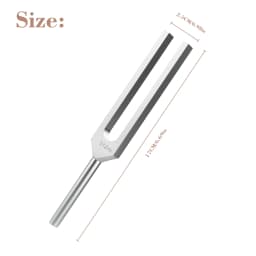 Miwayer 512Hz Tuning Fork, Solfeggio Vibration Therapy Tool for Deep Calming, Body Pain Relief, Chakra Balance & Energy Restorat