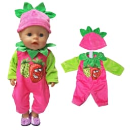 Doll Clothes for 43cm Baby New Born Doll Coat Unicorn Hoodie 17 Inch 18 Inch Baby Bona Doll Dress Christmas Toys Clothes