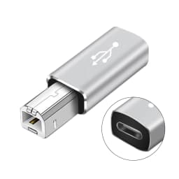 NNBILI USB Type C Female to USB B Male Adapter for Scanner Printer Converter Data Transfer Adapter for MIDI Controller Keyboard