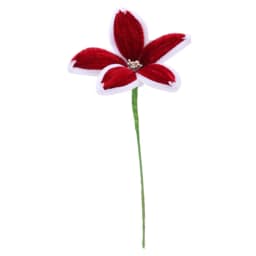 5Pcs Lily DIY Artificial Flower Chenille Stem Fluffy Wire Pipe Cleaners Twist Stick Children Educational Toys Creative Handcraft