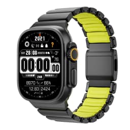 Silicone Magnetic Strap for Apple Watch Ultra 4/3/2 49mm Series 12/11/10 46mm Titanium Metal Band Iwatch 9 8 7 45mm SE3 44mm