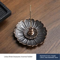 Lotus incense holder multifunctional incense holder incense gourd incense holder incense holder alloy incense holder