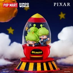 POP MART DIMOO WORLD PIXAR Series Blind Box Doll Guess Bag Mystery Box Toys Anime Action Figure Desktop Ornaments Collection