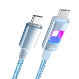 NNBILI Dual Type C 120W USB A to Type C Fast Charging Data Cord Type-C Quick Charging for Huawei MacBook iPad iPhone 18 17 Honor