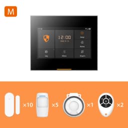 Staniot WIFI Version Tuya Intelligent Wireless WiFi House Security Alarm System Kits Compatible with Alexa and Google Home