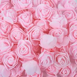 50/100/200Pcs 3.5cm PE Foam Rose Head Artificial Flower For Wedding Birthday Party Home Decor DIY Bear Rose Valentines Day Gifts