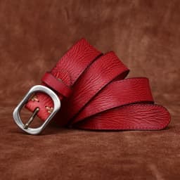 3.0CM Ladies Pure Cowhide High Quality Genuine Leather Belts for Women Needle Buckle Jeans Cowboy Waist Belt Luxury Designer