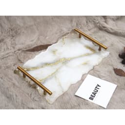 Diy Crystal Epoxy Resin Tray Silicone Mold For Making Large Irregular Coaster Fruit Cake Tea Plate Molds Crafts Home Decoretion