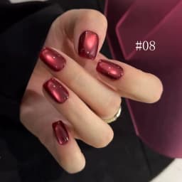 10ML 1-10PCS Winter New Style Hot Selling Black Nails Brown Nails Glass Bead Magnet Cat Eye Nail Polish Nail Set Nail Supplies