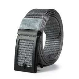 Men's Canvas Belt With Automatic Buckle Casual Breathable Jeans Belt Cratch Resistant And Wear-Resistant Outdoor Sports Belt