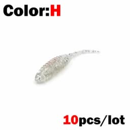 New 10pcs Wobblers mini Ocean Rock Fishing Soft Lures Rubber Soft Baits 3.5cm Soft Worm Artificial Baits Bass Silicone Fish