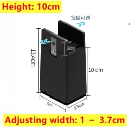 4PCS Adjustable Furniture Leg Risers Heavy Duty Square Round Bed Foot Pads 2 4 Inch Sofa Table Chair Leg Risers Screw Clamp