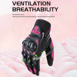 Touchscreen Motorcycle Gloves Breathable Mesh Summer Motocross Racing for Men Women - Ventilated & Lightweight