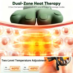 Neck Massager Electric Deep Tissue 4D Kneading Simulated Human Hand Massager for Neck Shoulder Pain Relief Muscle Relax Massager