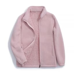 Double-Sided Fleece Lined Casual Fashionable Stand Collar Couple Jacket 2025 New Style Thickened Long Sleeve Zipper Closure