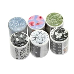Journal GO 3m Creative Patterns Tape Stickers for Collage Junk Journal Scrapbooking Decor Handmade Masking Tape Stationery
