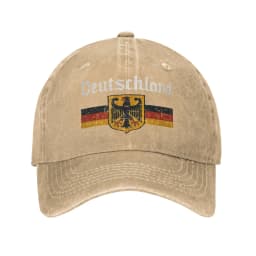 Deutschland Flag Eagle German Casual Baseball Cap For Women Men Summer Hiking Trucker Hat Fashion Wholesale Snapback Cap