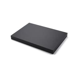 Black PU Leather Jewelry Display Riser Window Counter Top Presentation Board Organizer Showcase Collectible Necklace Holder Base