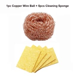Solder Iron Tip Cleaning Cleaning Sponge Nozzle Tip Copper Wire Cleaner Ball for Cleaning Soldering Irons and Tip