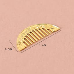 Dollhouse Simulation Mini Hair Comb Doll Chinese Style Hairpin Doll Dress Up Decoration Accessories For Kid Pretend Play Toys
