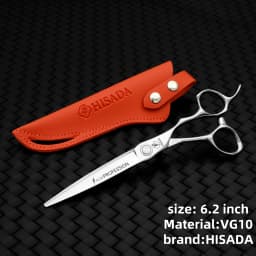 HISADA Hairdressing Scissors Black Suit 6.0 6.5 7.0 Advanced Black Coating Scissors, VG10 Steel Professional Hairdressing Scisso