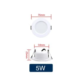LED Downlight AC110V 220V 5W 9W 12W 15W 18W Led Spot Light DC12V 24V Waterproof LED Decoration Ceiling Lamp Indoor Panel Light