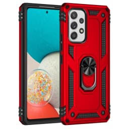 Shockproof Bumpers Armor Case For Samsung Galaxy S24 S23 S22 Ultra S21 S20 FE 5G S8 S9 S10 Plus Note 20 10 Metal Ring Cover