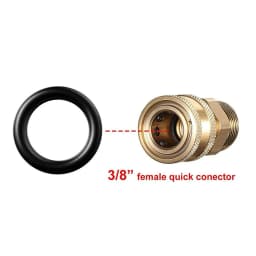 40PCS 3/8 O-Rings Kit For Pressure Washer Hose Quick Disconnect Garden Irrigation Tools Accessories Replacement