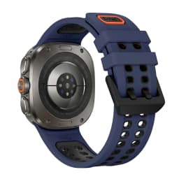 Two-tone Silicone Strap For Samsung Galaxy Watch Ultra 2025 Outdoor Sports Breathable Bracelet Correa for Galaxy Watch Ultra 2