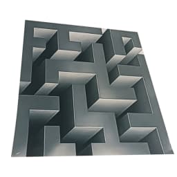 3D Illusion Wall Sticker Waterproof Removable Corner Decal Creative Optical Illusion Maze Cube Wall Art Home Room Decor Stickers