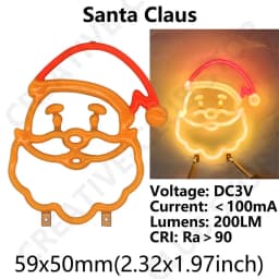 LED Flexible Filament 3V for LED Incandescent Lamp Christmas Tree Lights Party Home Party Christmas Decorations Accessories DIY