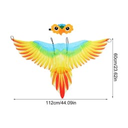 Bird Costume cape and Mask Parrot Wings Cape Dress up Shawl Cloak for Day Festival Masquerade Party Boys Girls