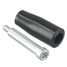 For Machinery M10*20mm 0.79in*80mm 3.94in Milling Machine Handle Industrial Equipment Handle Plastic And Metal