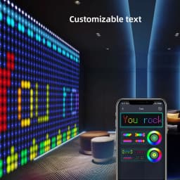 2PCS Smart Curtain Lights LED RGB String Lights with Music Sync APP Remote Control Fairy Lights for Bedroom Party Garden Decor