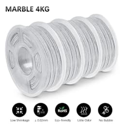 SUNLU 4Rolls PETG Filament 1KG 3D Printer 1.75MM Non-Toxic Good Toughness Biodegradable PLA PLAplus SILK No Bubble 0.5KG TPU