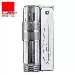 Original IMCO 6700 Retro Stainless Steel Metal Lighter Austrian Gasoline Grinding Wheel Lighter Kerosene Collection with Box