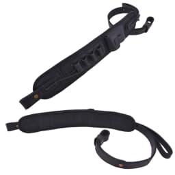 Leather Canvas Rifle Shotgun Carry Strap Ammo Sling Adjustable Gun Belt For Hunting Shooting .308 .22LR 12/16/20GA .357 30/30