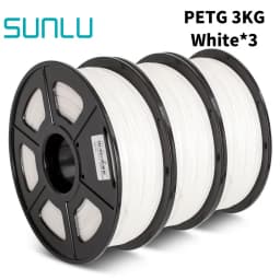 SUNLU 3 Rolls PLA PETG 3D Filament 1KG 1.75mm +/-0.02MM 3D Printing Filament Neatly Wound Filament Vacuum Packing Fast Shipping