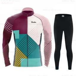 New Raudax Breathable Long Sleeve Cycling Jersey Set Mountain Bike Clothing Autumn Bicycle Jerseys Clothes Maillot Ropa Ciclismo
