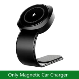 Adhesive Car Magnetic Wireless Charger Adjustable Dashboard Phone Stand For Magsafe iPhone 17 16 15 14 13 12 Fast Charging Mount