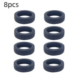 8PCS/Set Suitcase Wheels Protection Cover Silent Rubber Luggage Roller Cover Trolley Box Casters Cover Travel Luggage Caster Sho