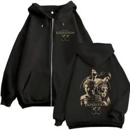 Game Esquie Clair Obscur Expedition 33 Jacket Hoody Unisex Vintage Oversized Zip Up Sweatshirt High Quality Fleece Zipper Hoodie