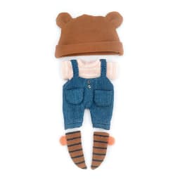 Handmade Cute Ob11 Doll Clothes Suit Ob11 Animal Hat Overalls Dolls Casual Sweater For Ymy, Obitsu 11, Molly, Gsc, 1/12 Bjd Doll