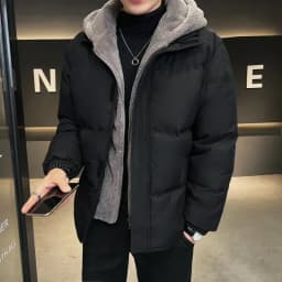 Plus Size 8XL Winter Jacket Hooded Warm Men Parkas Quality Outdoor Coat Windproof Male Cotton Clothing Zipper Solid Color Jacket