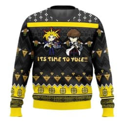 Yu-Gi-Oh! Anime 2026 New Merry Christmas Ugly Sweater Series Men's and Women's Winter Fashion Casual Sweatshirt